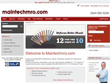 Tablet Screenshot of maintechmro.com